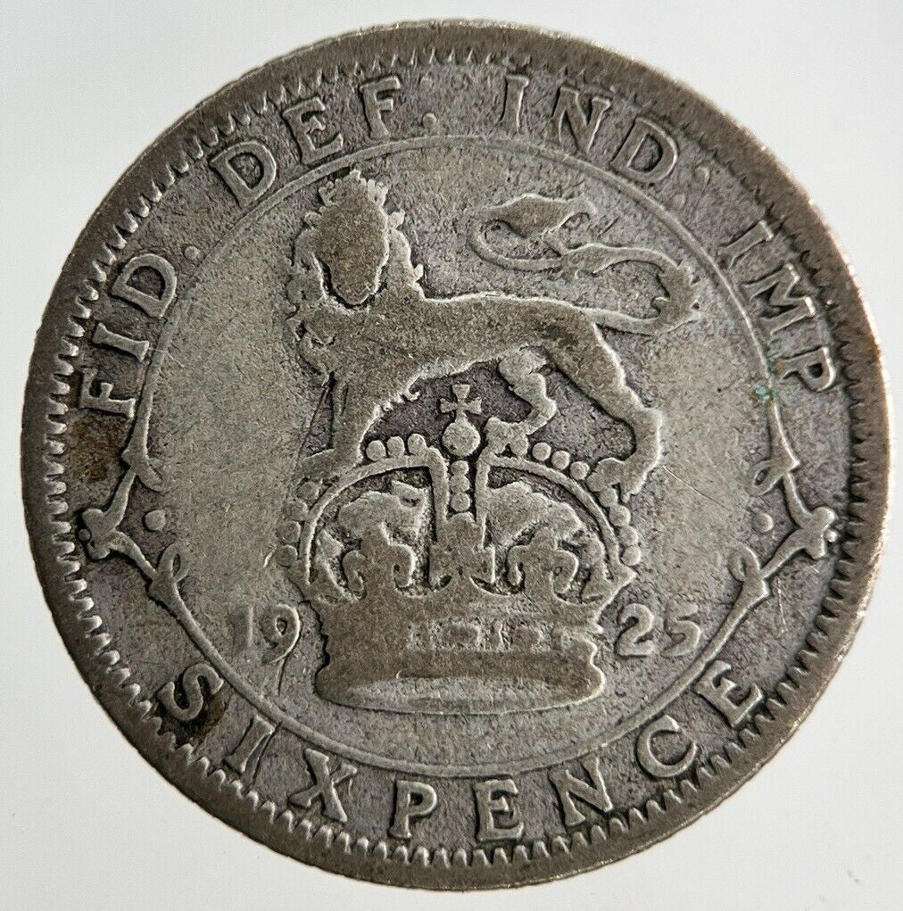 1925 George V Sixpence Silver Coin | Collectable Grade