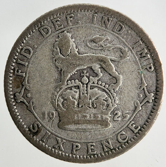 1925 George V Sixpence Silver Coin | Collectable Grade