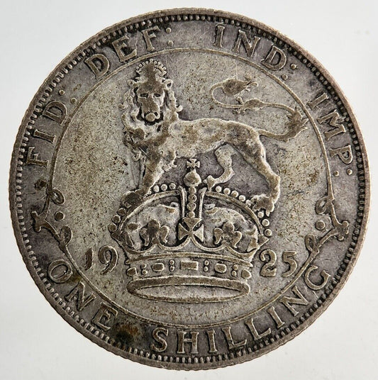 1925 George V Shilling Silver Coin | Fine Collectable Grade