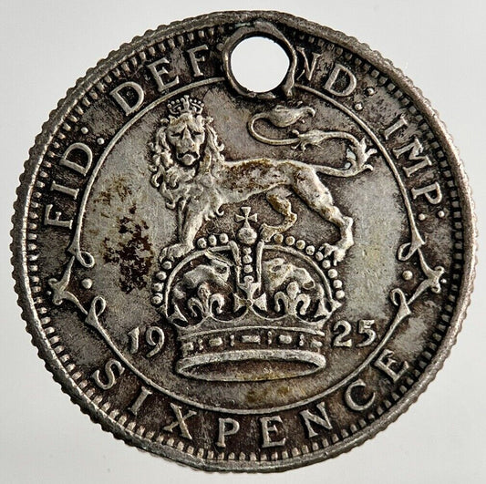 1925 George V Sixpence Silver Coin | Fine Collectable Grade