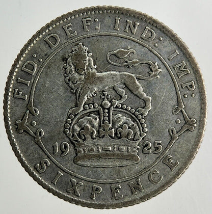 1925 George V Sixpence Silver Coin | Collectable Grade