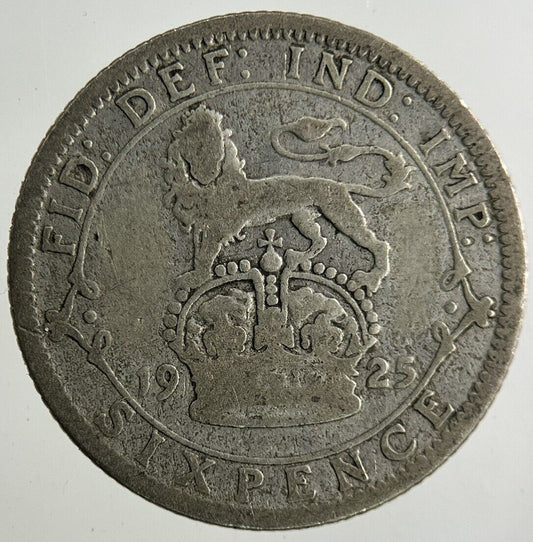 1925 George V Sixpence Silver Coin | Collectable Grade