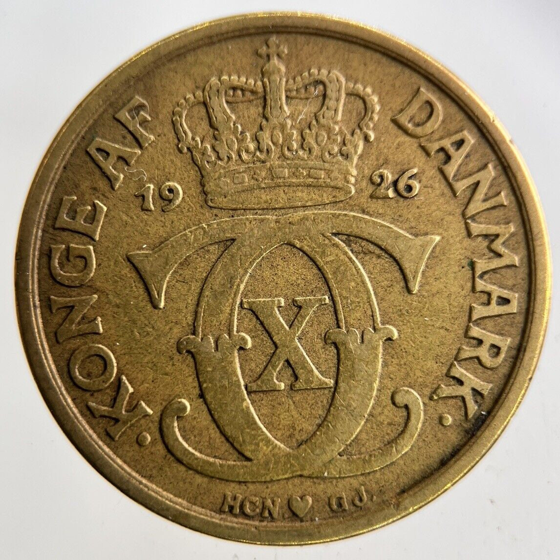 1926 Denmark 1 Krone Coin | Fine Collectable Grade