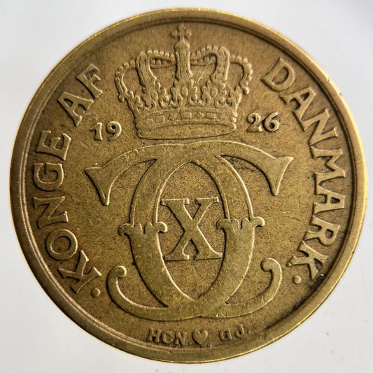 1926 Denmark 1 Krone Coin | Fine Collectable Grade