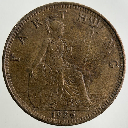 1926 George V Farthing Coin | Very High Grade