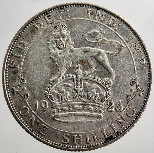 1926 George V Shilling Silver Coin | Very High Grade | a8604