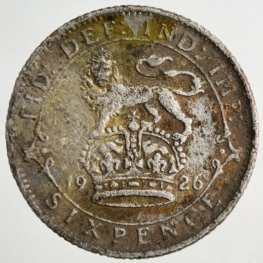 1926 George V Sixpence Silver Coin | Collectable Grade