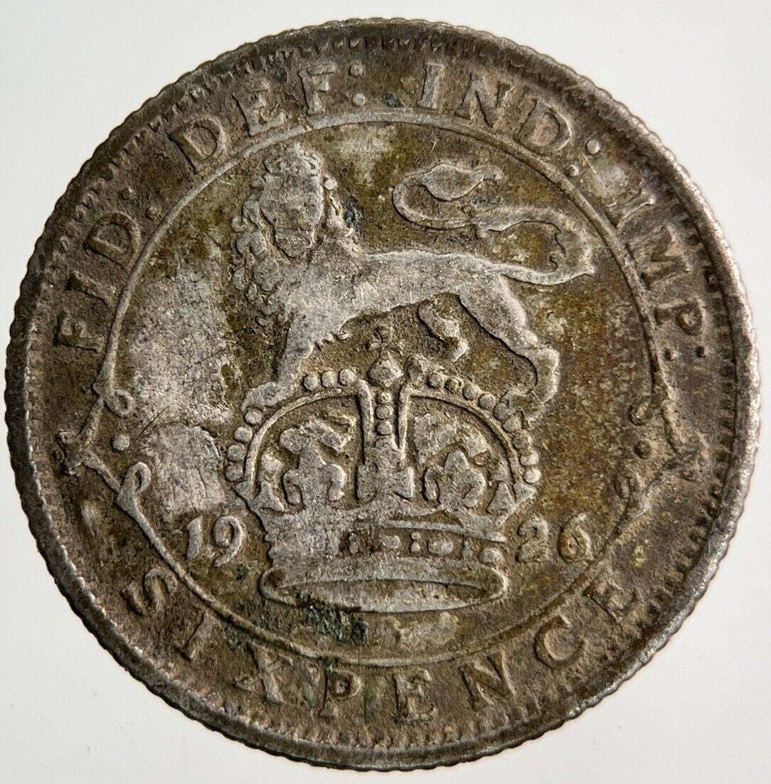 1926 George V Sixpence Silver Coin | Collectable Grade