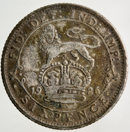 1926 George V Sixpence Silver Coin | Collectable Grade