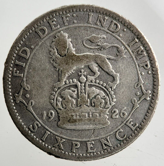1926 George V Sixpence Silver Coin | Collectable Grade