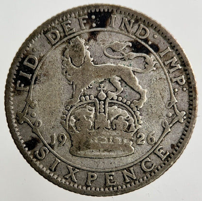 1926 George V Sixpence Silver Coin | Collectable Grade