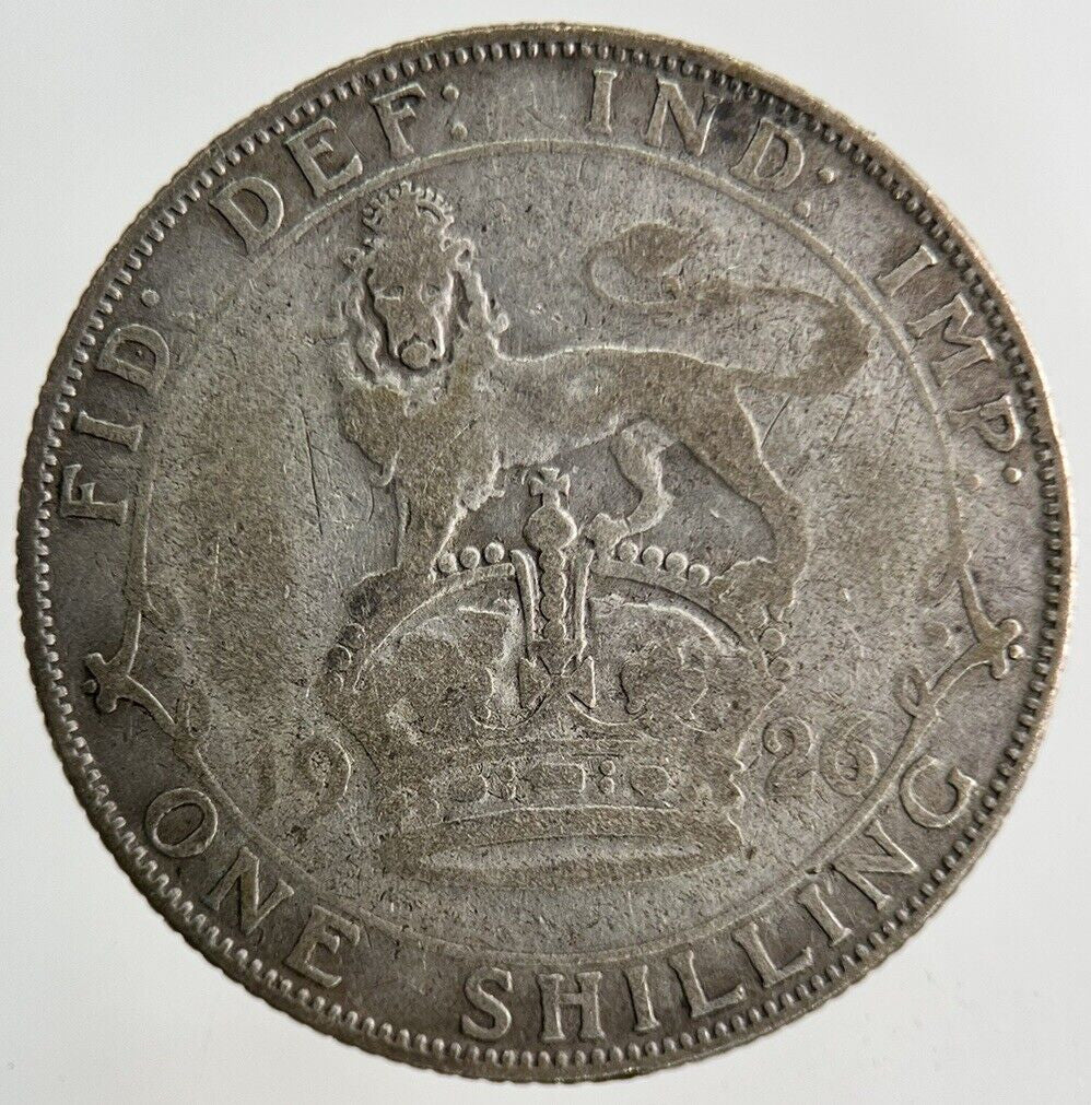 1926 George V Shilling Silver Coin | Fair Grade