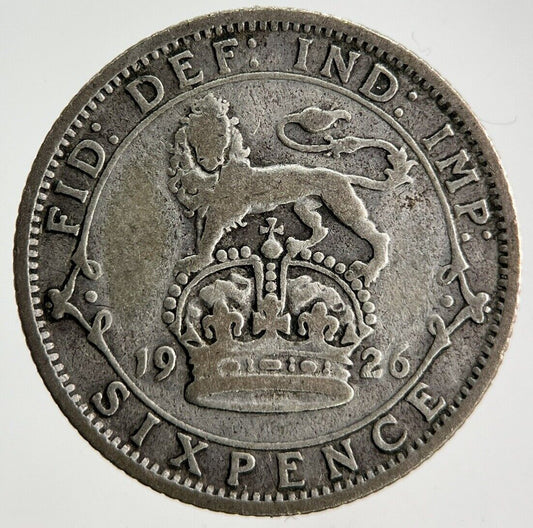 1926 George V Sixpence Silver Coin | Collectable Grade