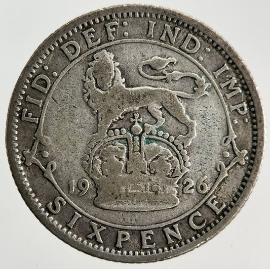 1926 George V Sixpence Silver Coin | Collectable Grade