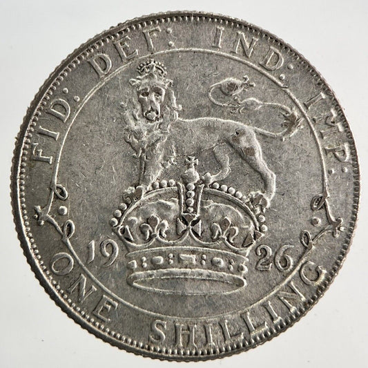 1926 George V One Shilling Silver Coin | Very High Grade