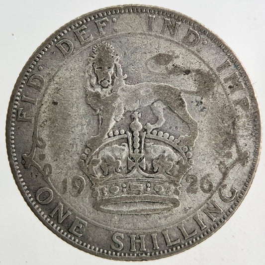 1926 George V One Shilling Silver Coin | Collectable Grade