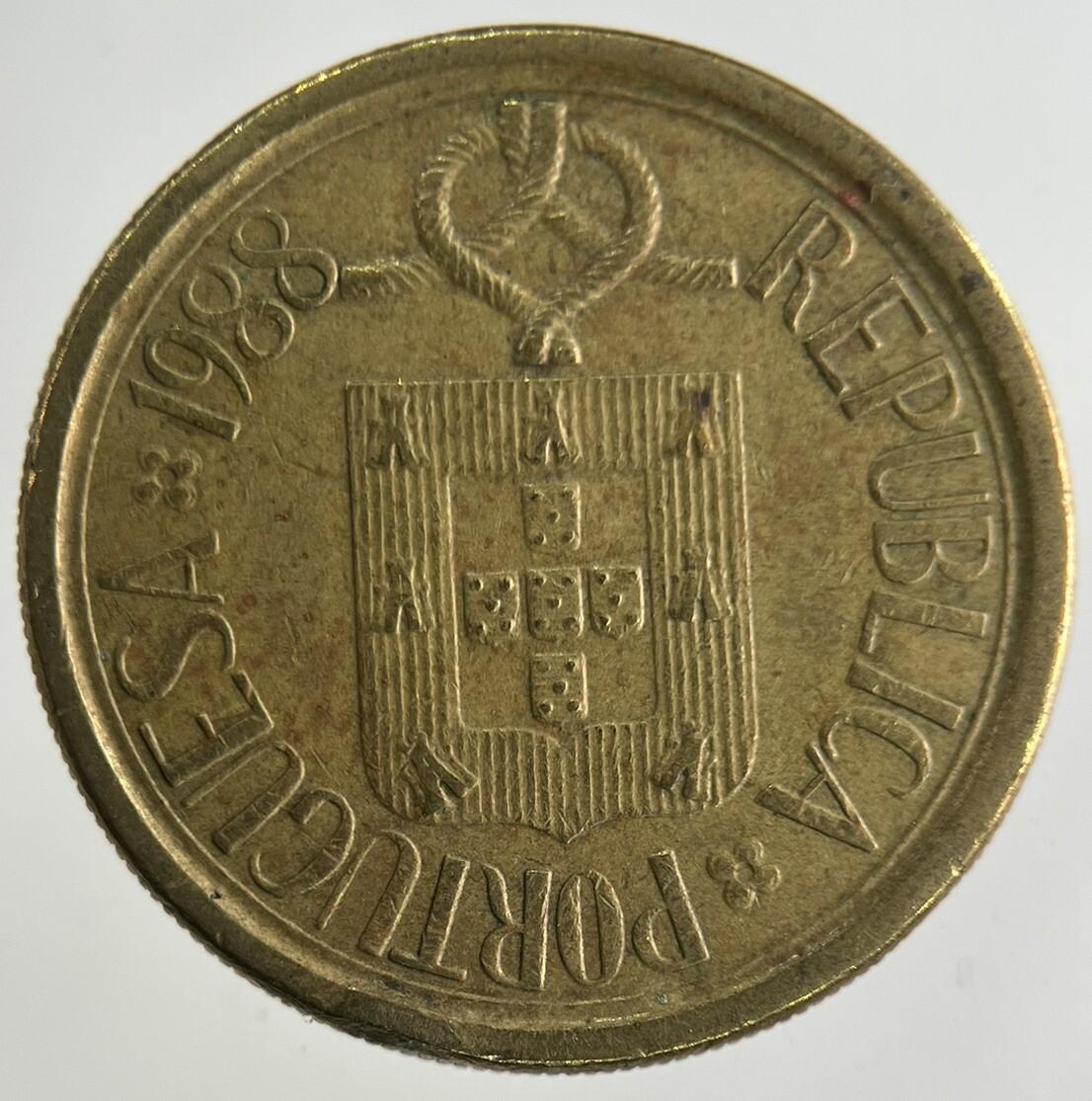 1988 Portugal 10 Escudos Coin | Fine Collectable Grade