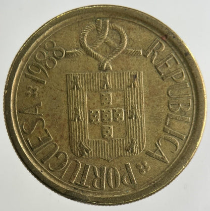 1988 Portugal 10 Escudos Coin | Fine Collectable Grade