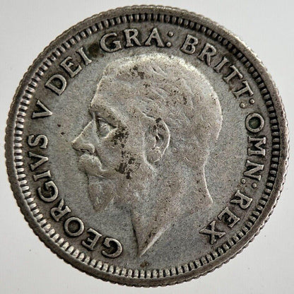 1926 George V Sixpence Silver Coin | Fine Collectable Grade | a8888