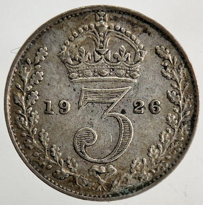 1926 George V Threepence Silver Coin | Very High Grade