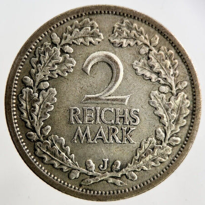 1926 Germany 2 Mark Silver Coin | Fine Collectable Grade