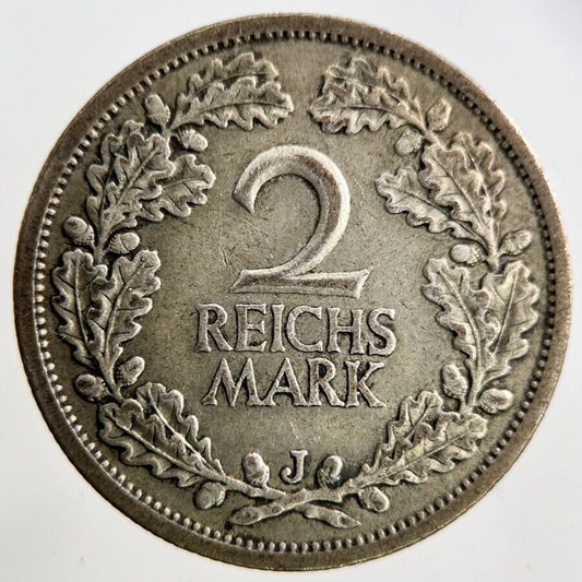 1926 Germany 2 Mark Silver Coin | Fine Collectable Grade