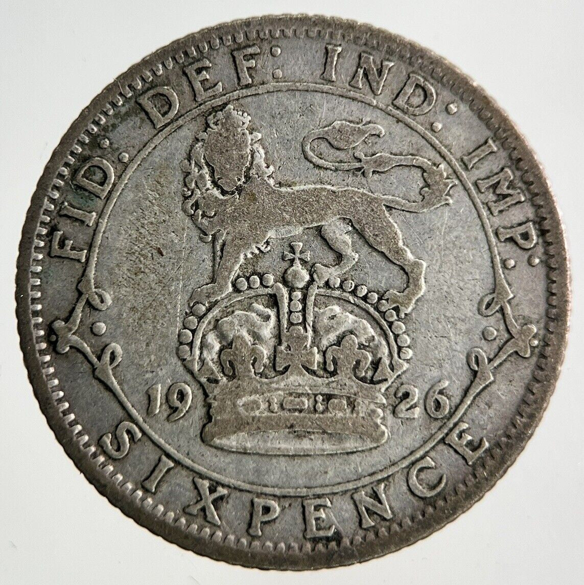 1926 George V Sixpence Silver Coin | Collectable Grade