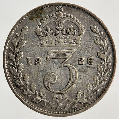 1926 George VI Threepence Silver Coin | Fine Collectable Grade