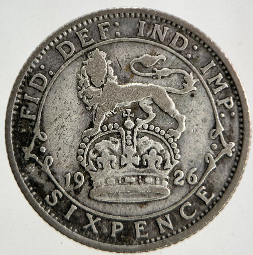 1926 George V Sixpence Silver Coin | Collectable Grade