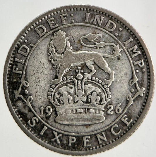 1926 George V Sixpence Silver Coin | Collectable Grade