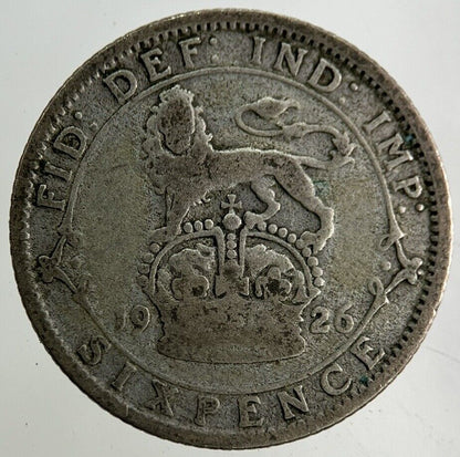 1926 George V Sixpence Silver Coin | Collectable Grade
