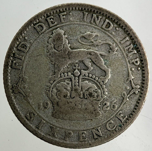 1926 George V Sixpence Silver Coin | Collectable Grade