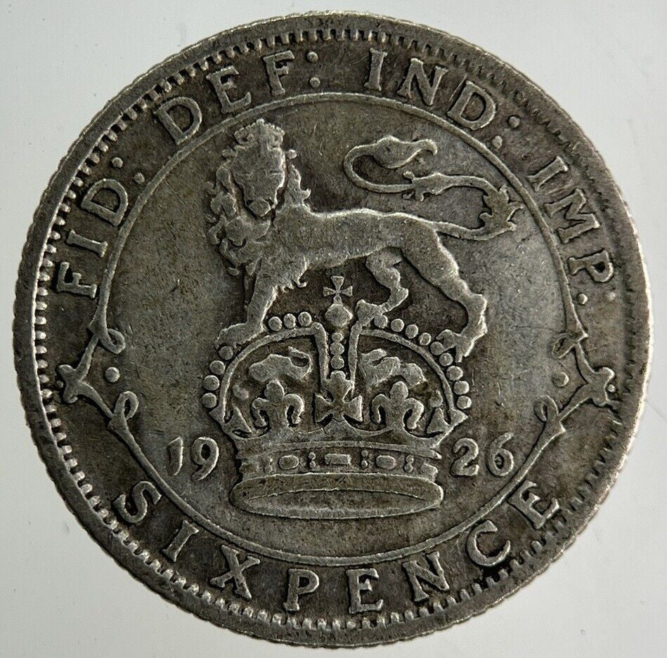 1926 George V Sixpence Silver Coin | Collectable Grade