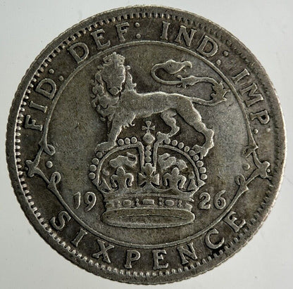 1926 George V Sixpence Silver Coin | Collectable Grade