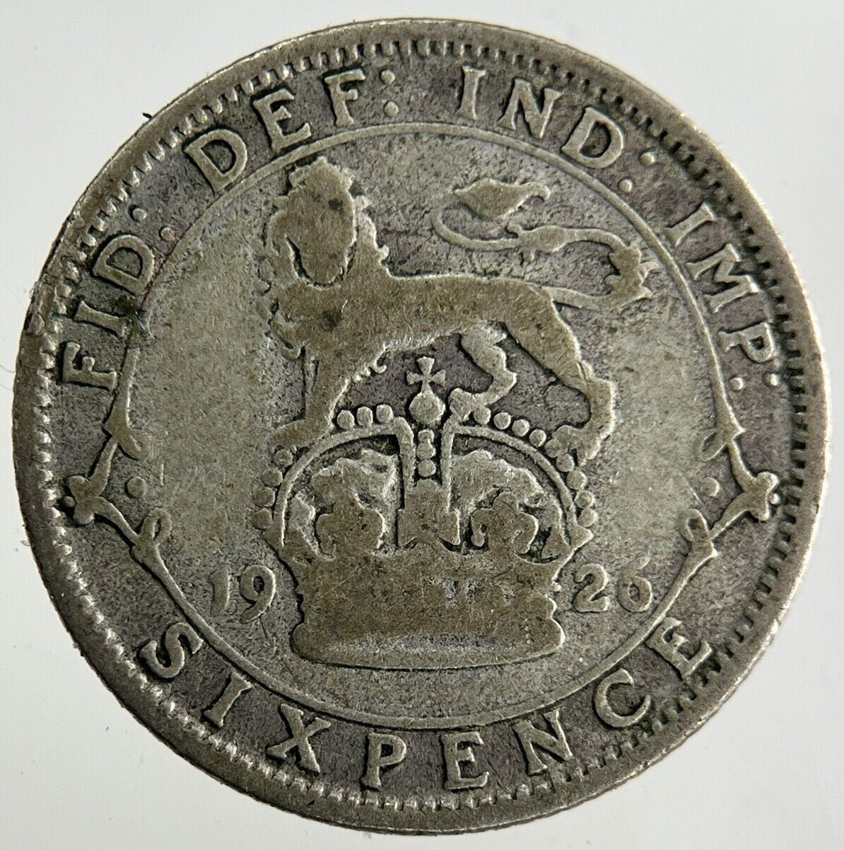 1926 George V Sixpence Silver Coin | Collectable Grade