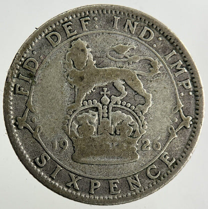 1926 George V Sixpence Silver Coin | Collectable Grade