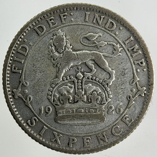 1926 George V Sixpence Silver Coin | Collectable Grade