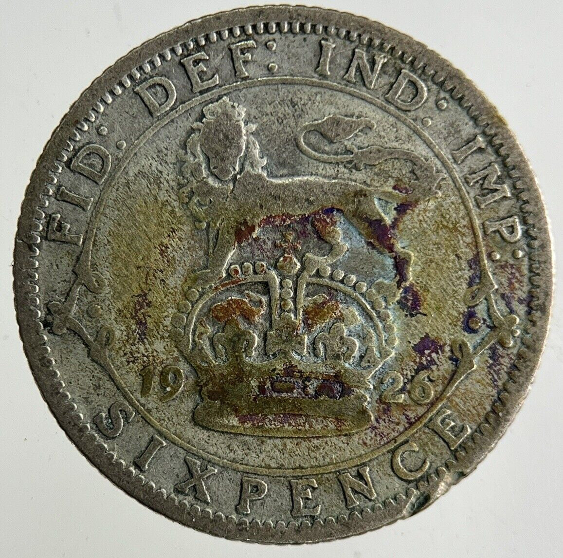 1926 George V Sixpence Silver Coin | Collectable Grade