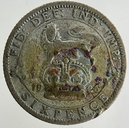 1926 George V Sixpence Silver Coin | Collectable Grade