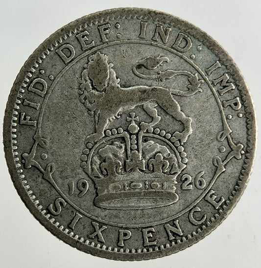 1926 George V Sixpence Silver Coin | Collectable Grade