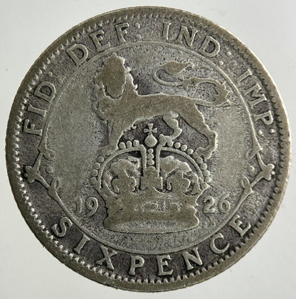 1926 George V Sixpence Silver Coin | Collectable Grade