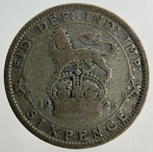 1926 George V Sixpence Silver Coin | Collectable Grade