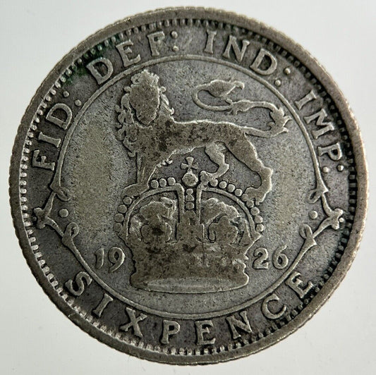 1926 George V Sixpence Silver Coin | Collectable Grade