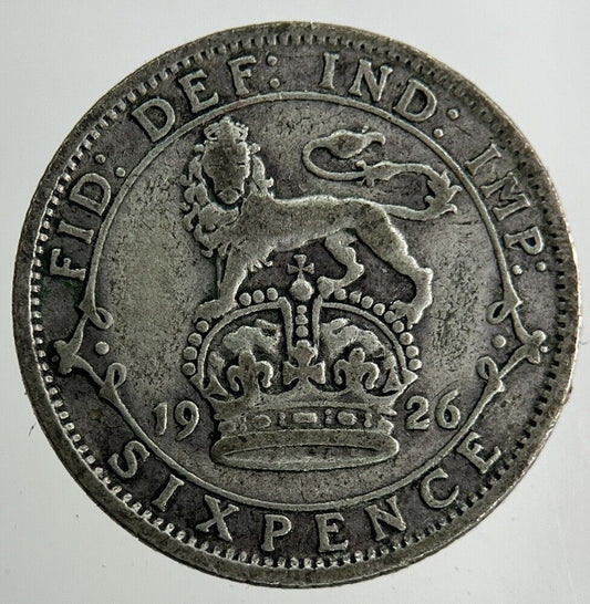 1926 George V Sixpence Silver Coin | Collectable Grade