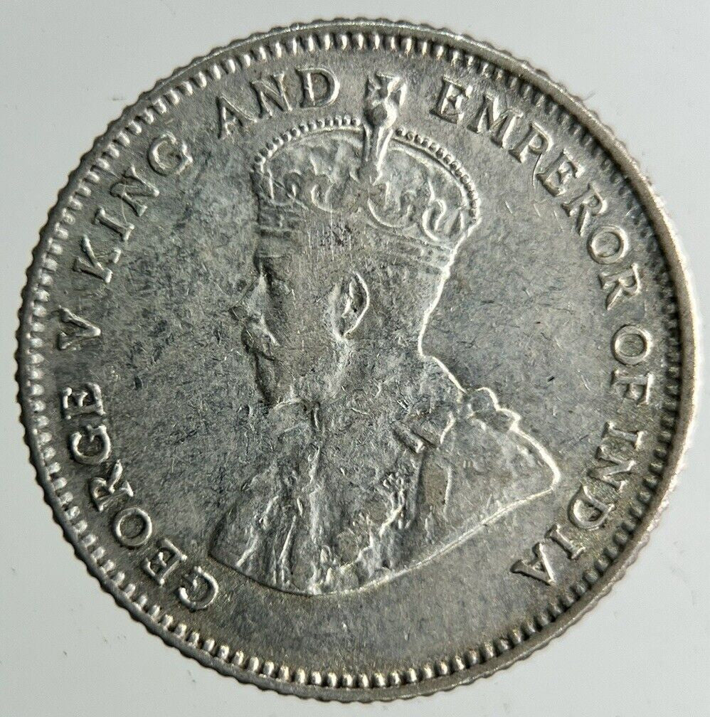 1926 Malaya Settlement Straits Silver 10 Cents Coin | Fine Collectable Grade