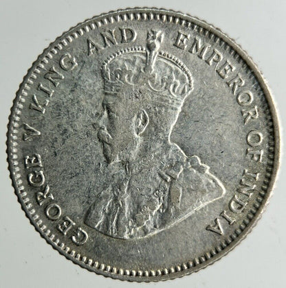 1926 Malaya Settlement Straits Silver 10 Cents Coin | Fine Collectable Grade