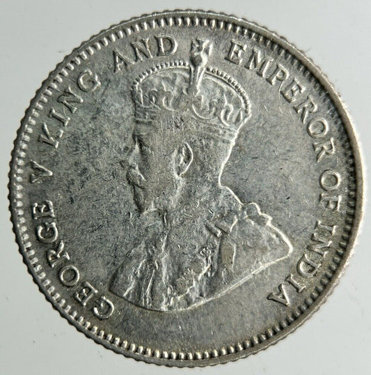 1926 Malaya Settlement Straits Silver 10 Cents Coin | Fine Collectable Grade