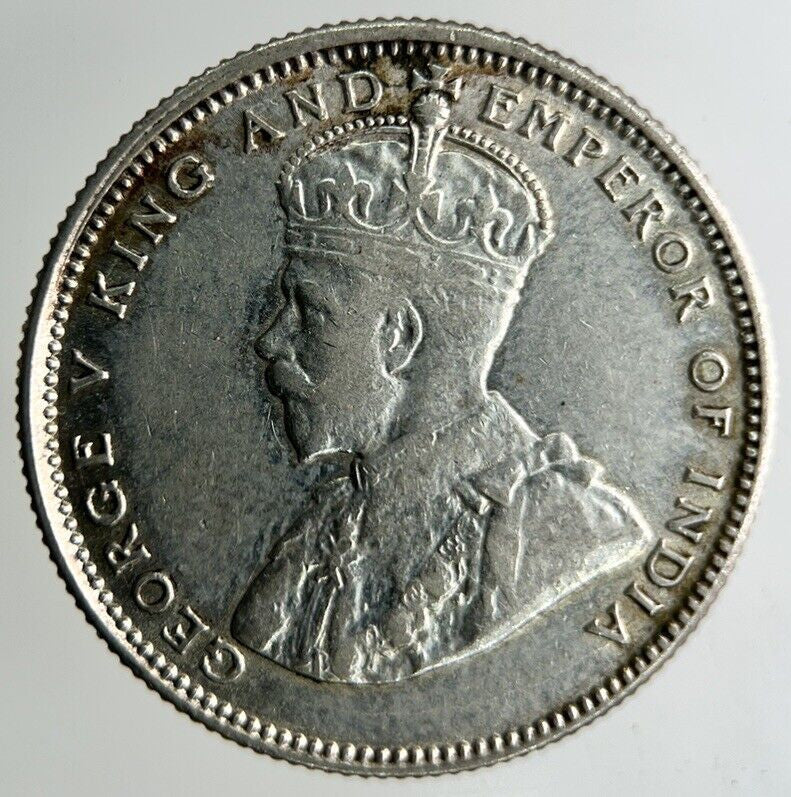 1926 Malaya Settlement Straits 20 Cents Silver Coin | Fine Collectable Grade