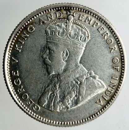 1926 Malaya Settlement Straits 20 Cents Silver Coin | Fine Collectable Grade