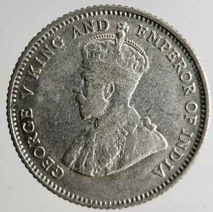 1926 Malaya Settlement Straits 10 Cents Silver Coin | Fine Collectable Grade